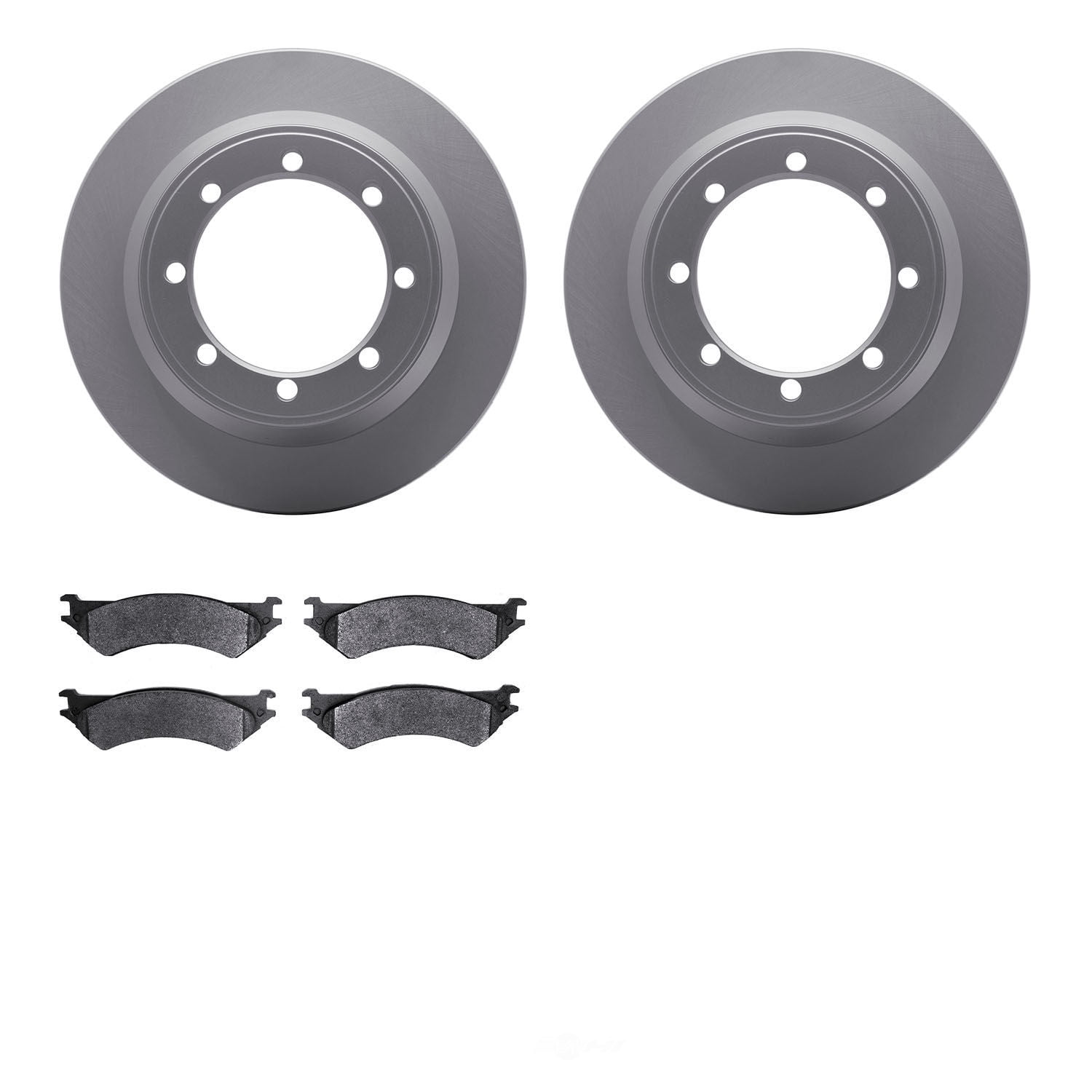 Dynamic Friction Company 4502-99118 DFC GEOSPEC Rotors with 5000 Advanced Brake Pads