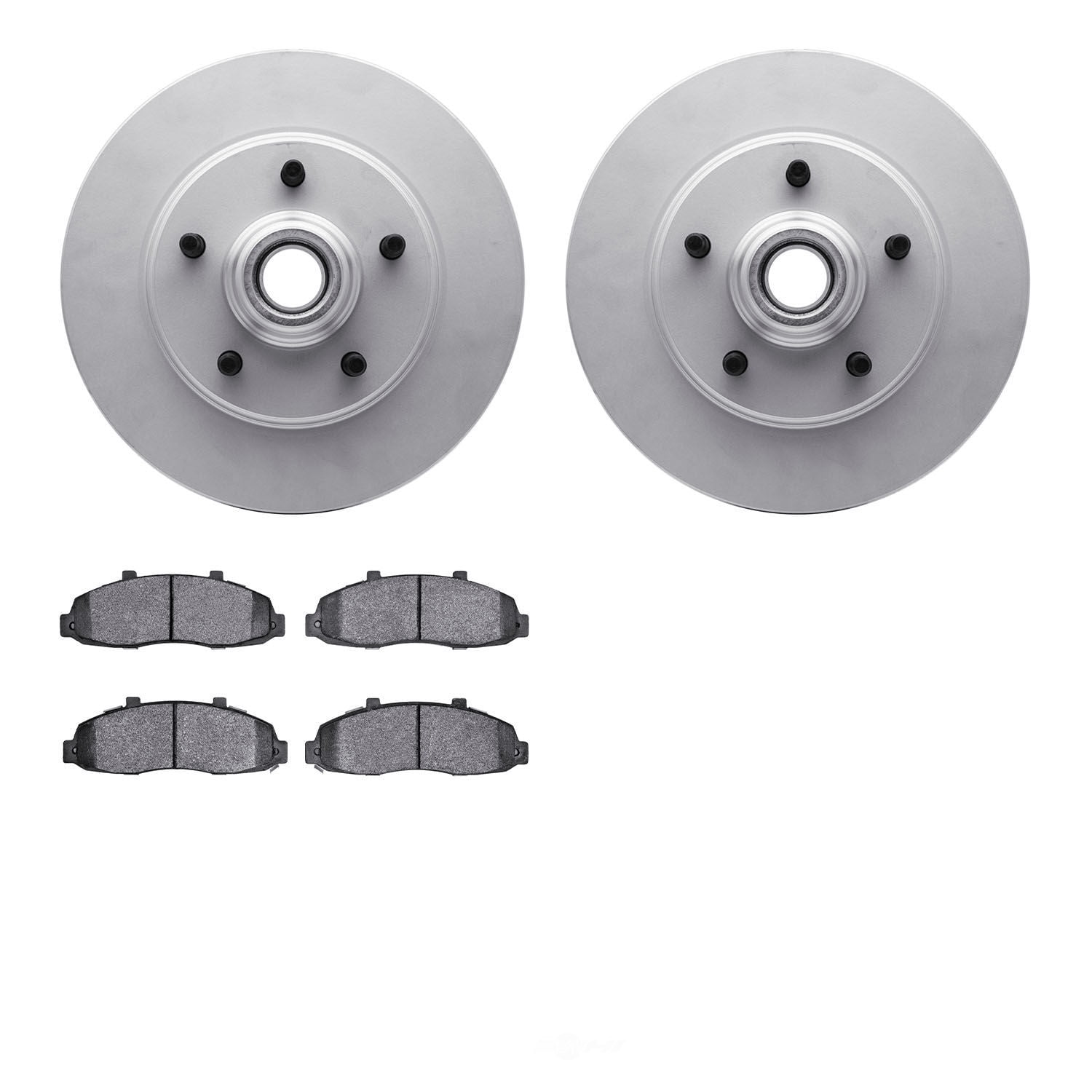 Dynamic Friction Company 4502-99119 DFC GEOSPEC Rotors with 5000 Advanced Brake Pads
