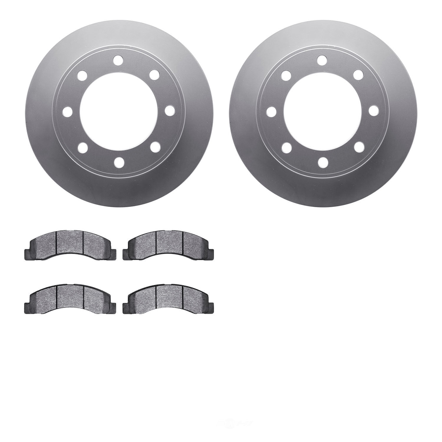 Dynamic Friction Company 4502-99127 DFC GEOSPEC Rotors with 5000 Advanced Brake Pads