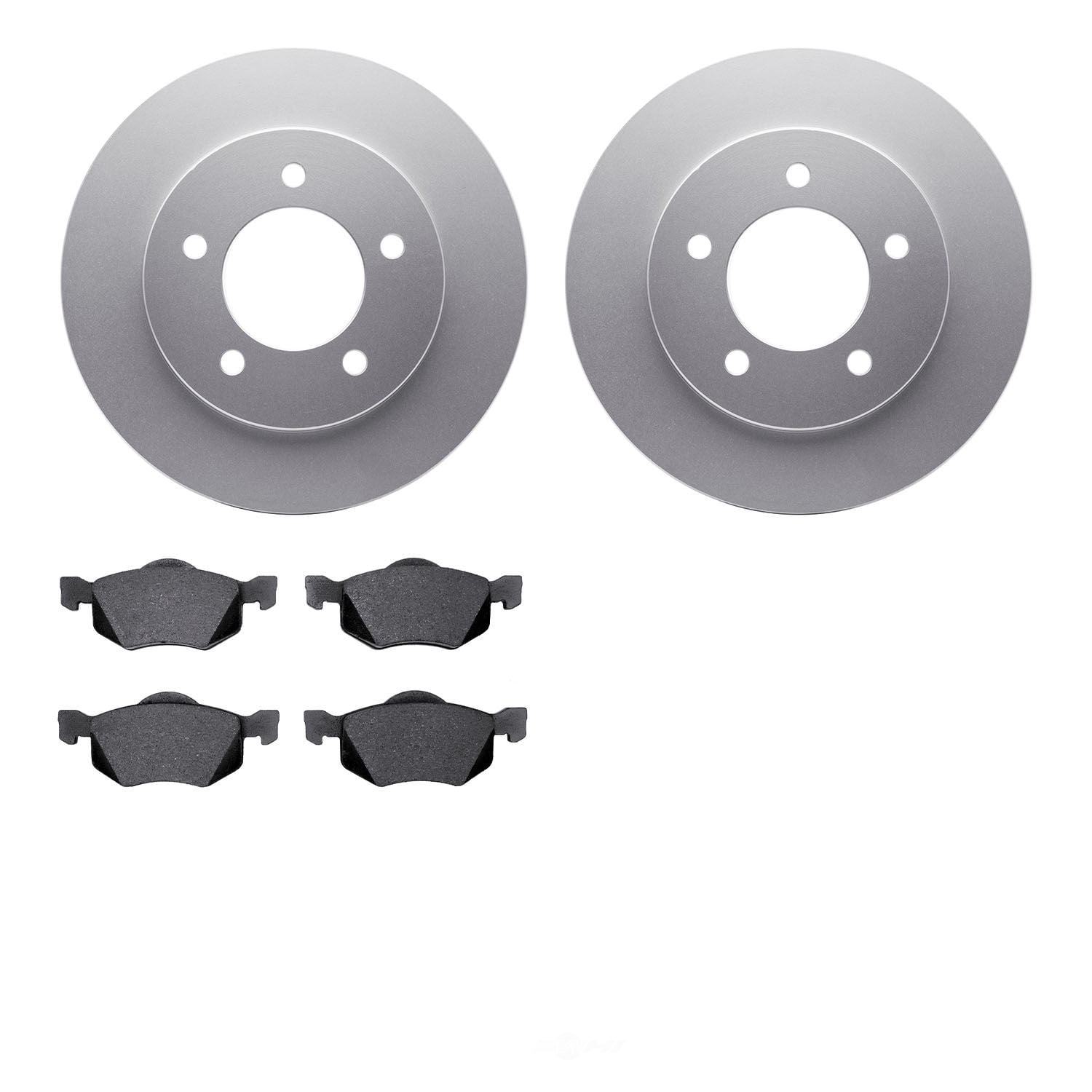 Dynamic Friction Company 4502-99131 DFC GEOSPEC Rotors with 5000 Advanced Brake Pads
