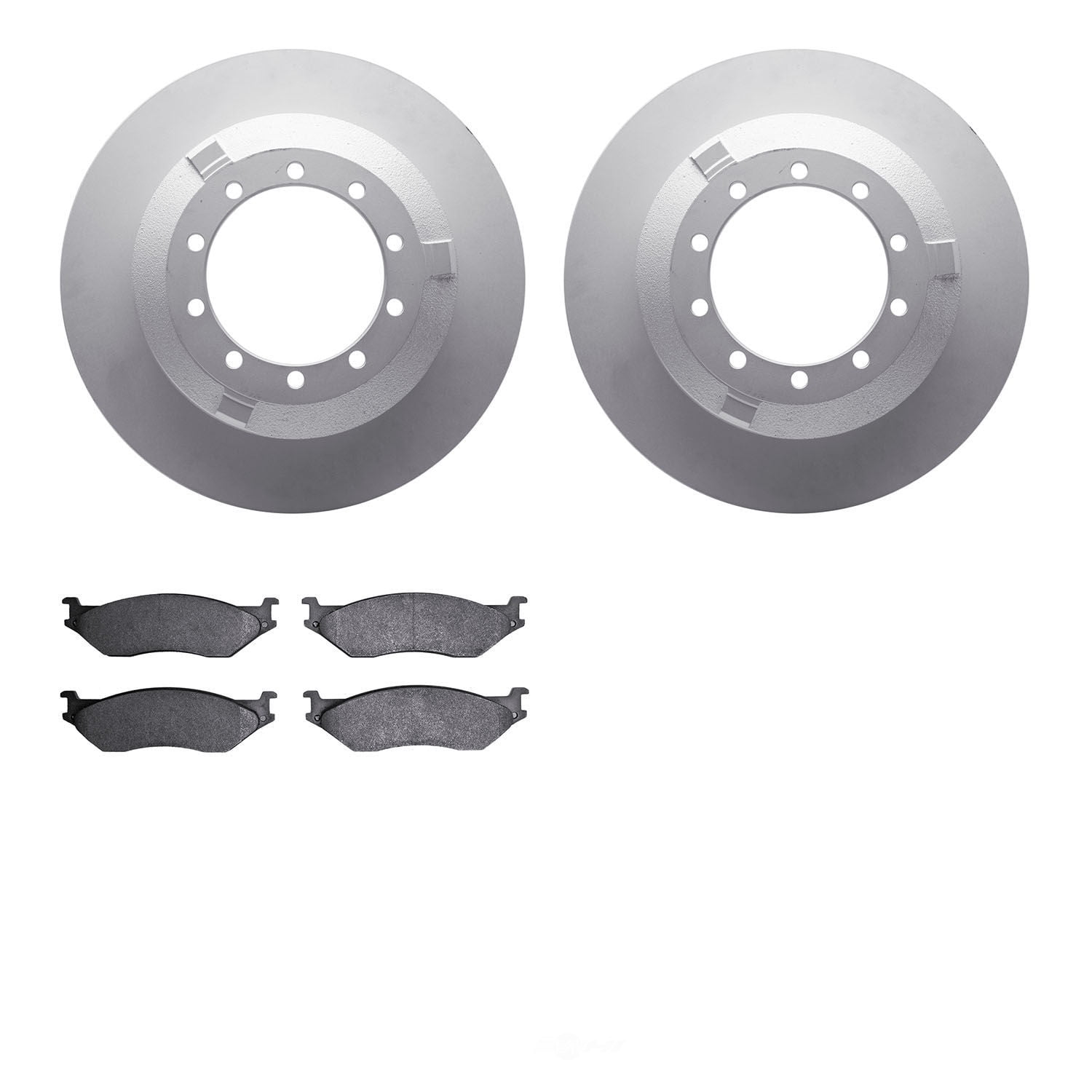 Dynamic Friction Company 4502-99136 DFC GEOSPEC Rotors with 5000 Advanced Brake Pads