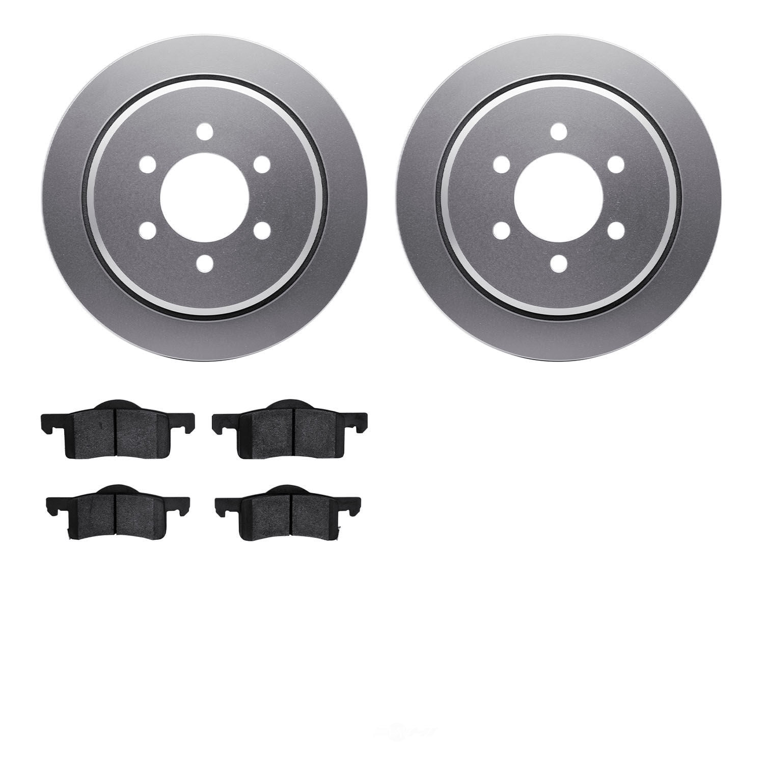 Dynamic Friction Company 4502-99138 DFC GEOSPEC Rotors with 5000 Advanced Brake Pads