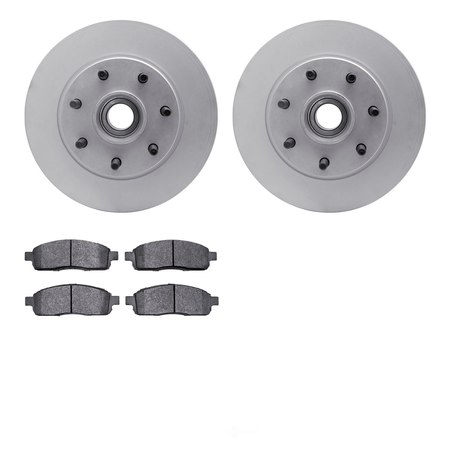Dynamic Friction Company 4502-99142 DFC GEOSPEC Rotors with 5000 Advanced Brake Pads