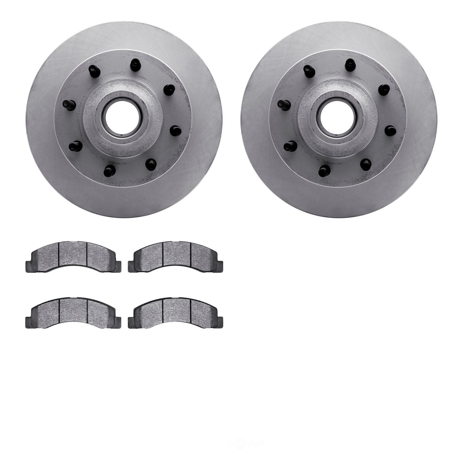 Dynamic Friction Company 4502-99148 DFC GEOSPEC Rotors with 5000 Advanced Brake Pads