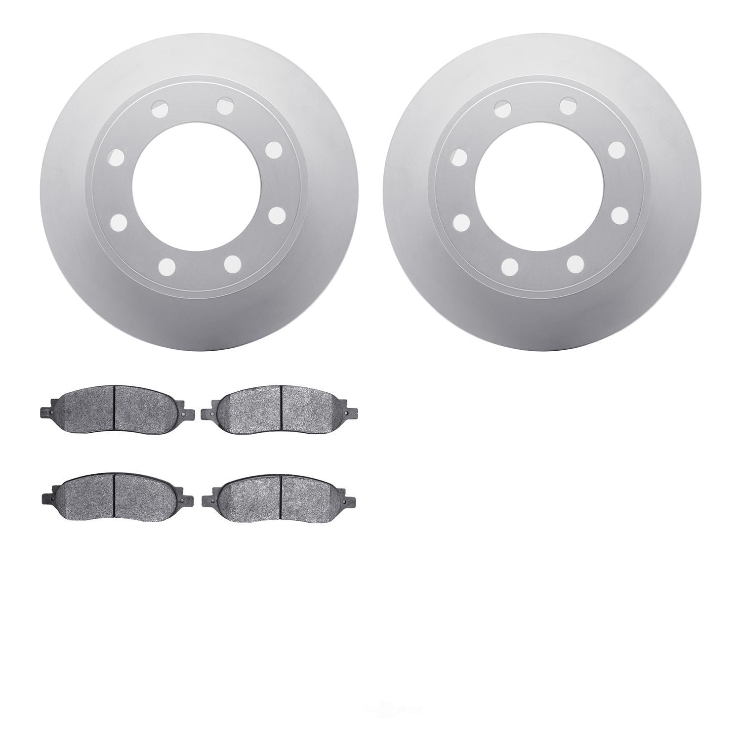 Dynamic Friction Company 4502-99161 DFC GEOSPEC Rotors with 5000 Advanced Brake Pads