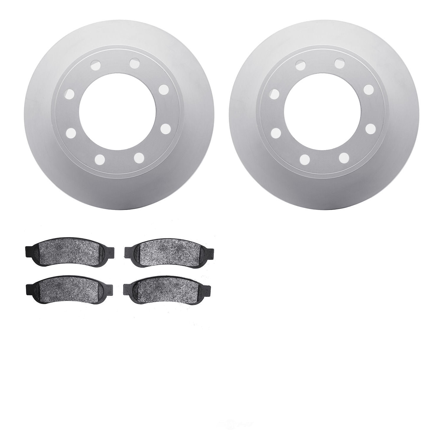 Dynamic Friction Company 4502-99162 DFC GEOSPEC Rotors with 5000 Advanced Brake Pads