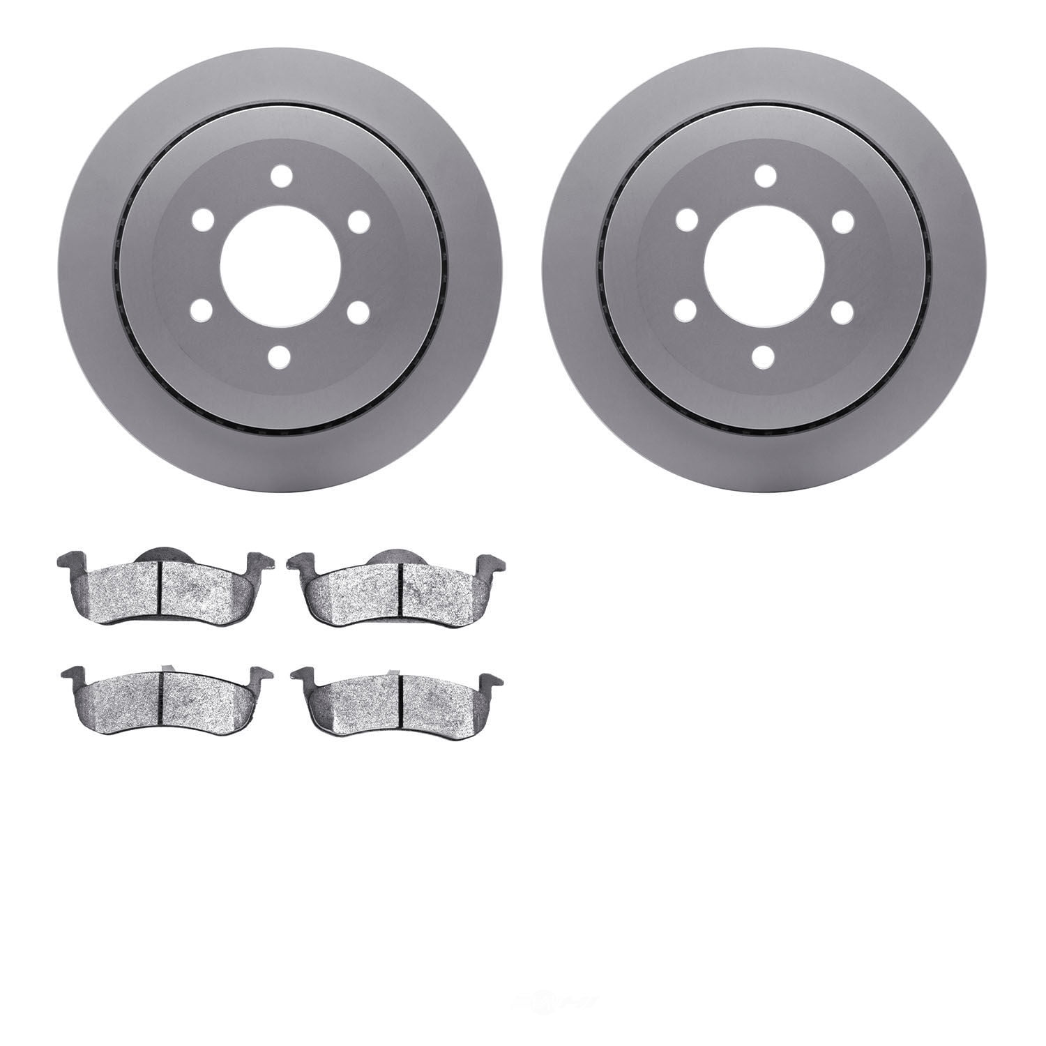 Dynamic Friction Company 4502-99173 DFC GEOSPEC Rotors with 5000 Advanced Brake Pads