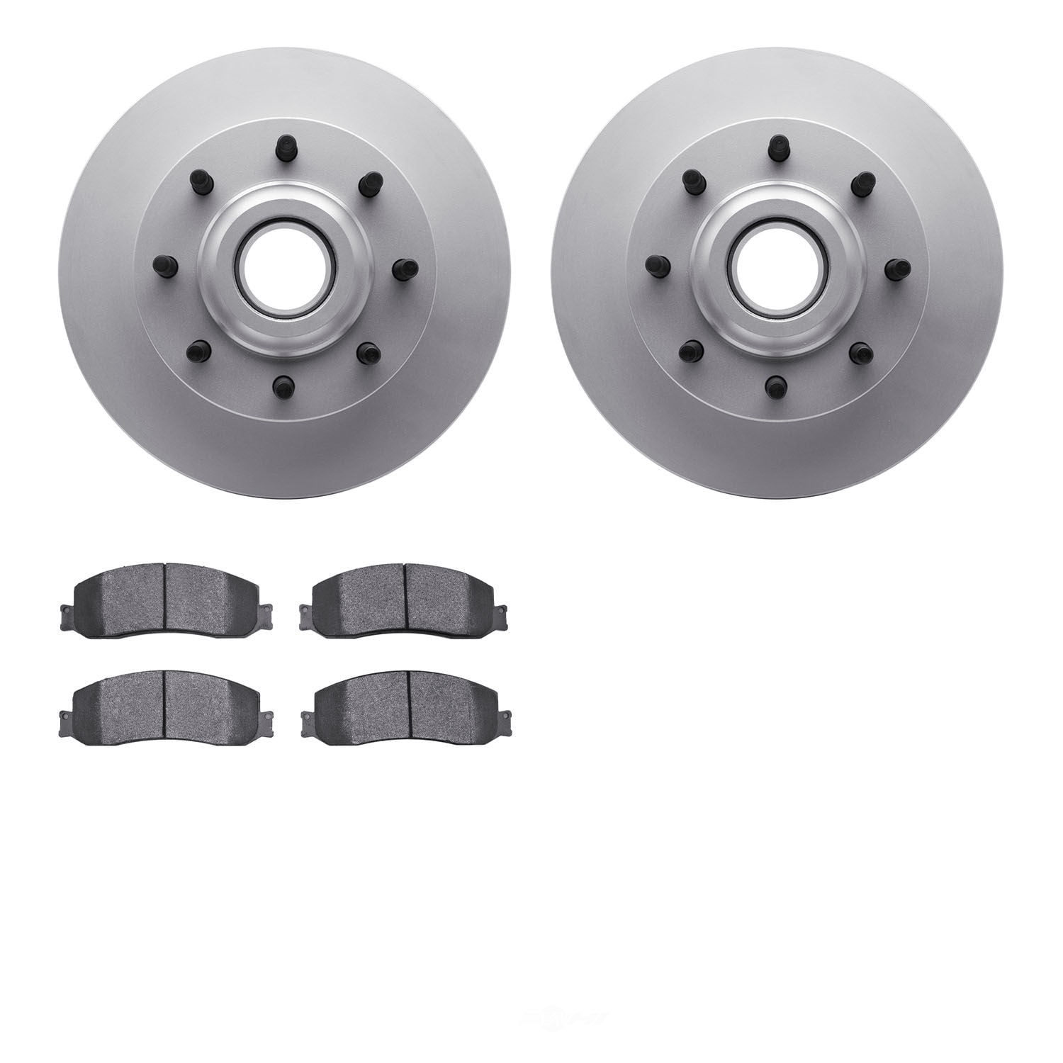 Dynamic Friction Company 4502-99175 DFC GEOSPEC Rotors with 5000 Advanced Brake Pads
