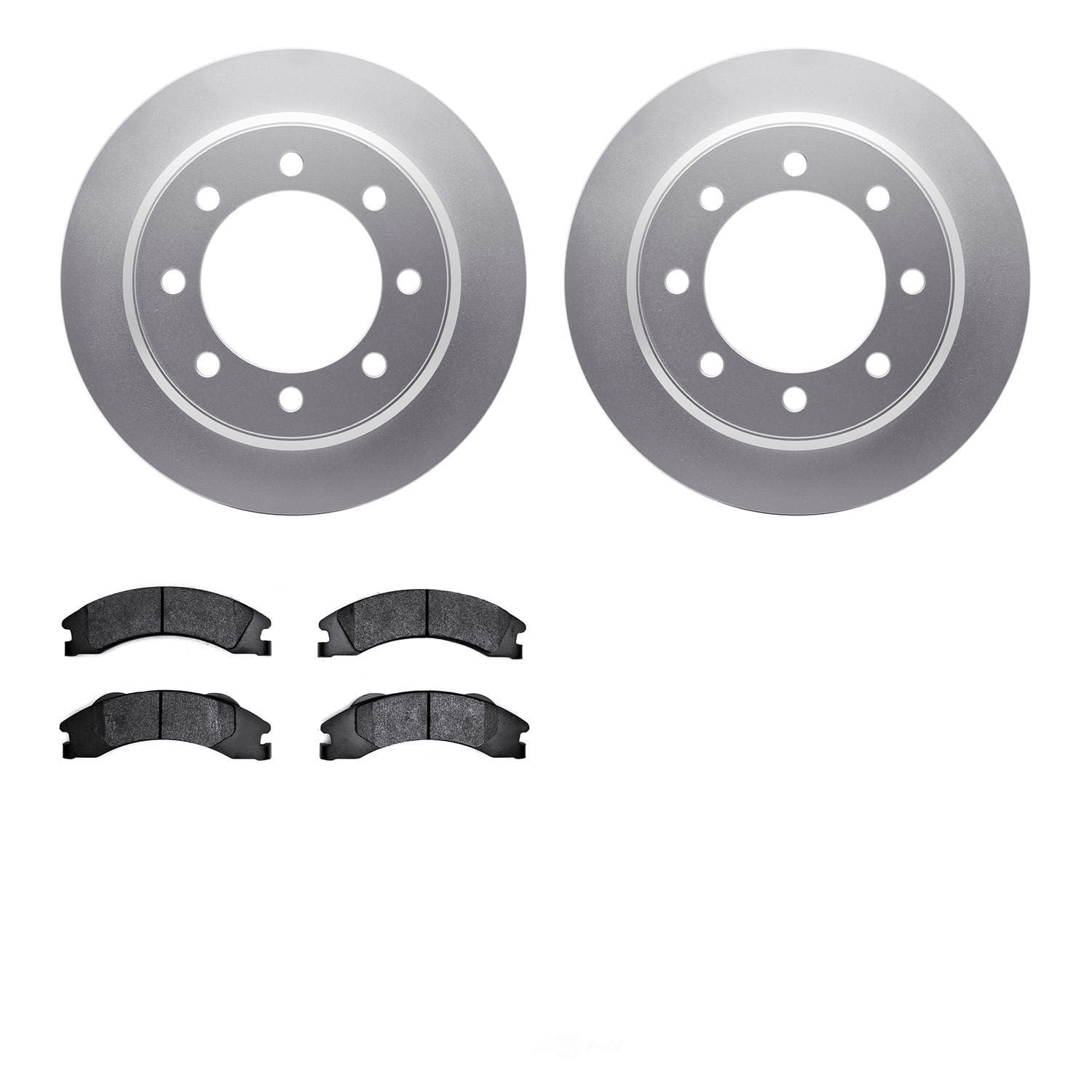 Dynamic Friction Company 4502-99177 DFC GEOSPEC Rotors with 5000 Advanced Brake Pads