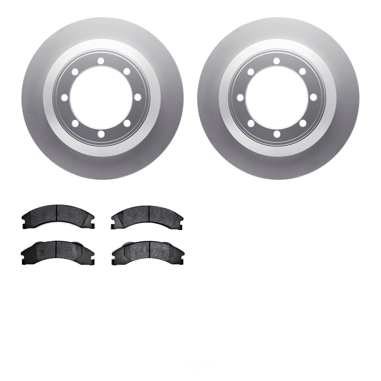 Dynamic Friction Company 4502-99179 DFC GEOSPEC Rotors with 5000 Advanced Brake Pads