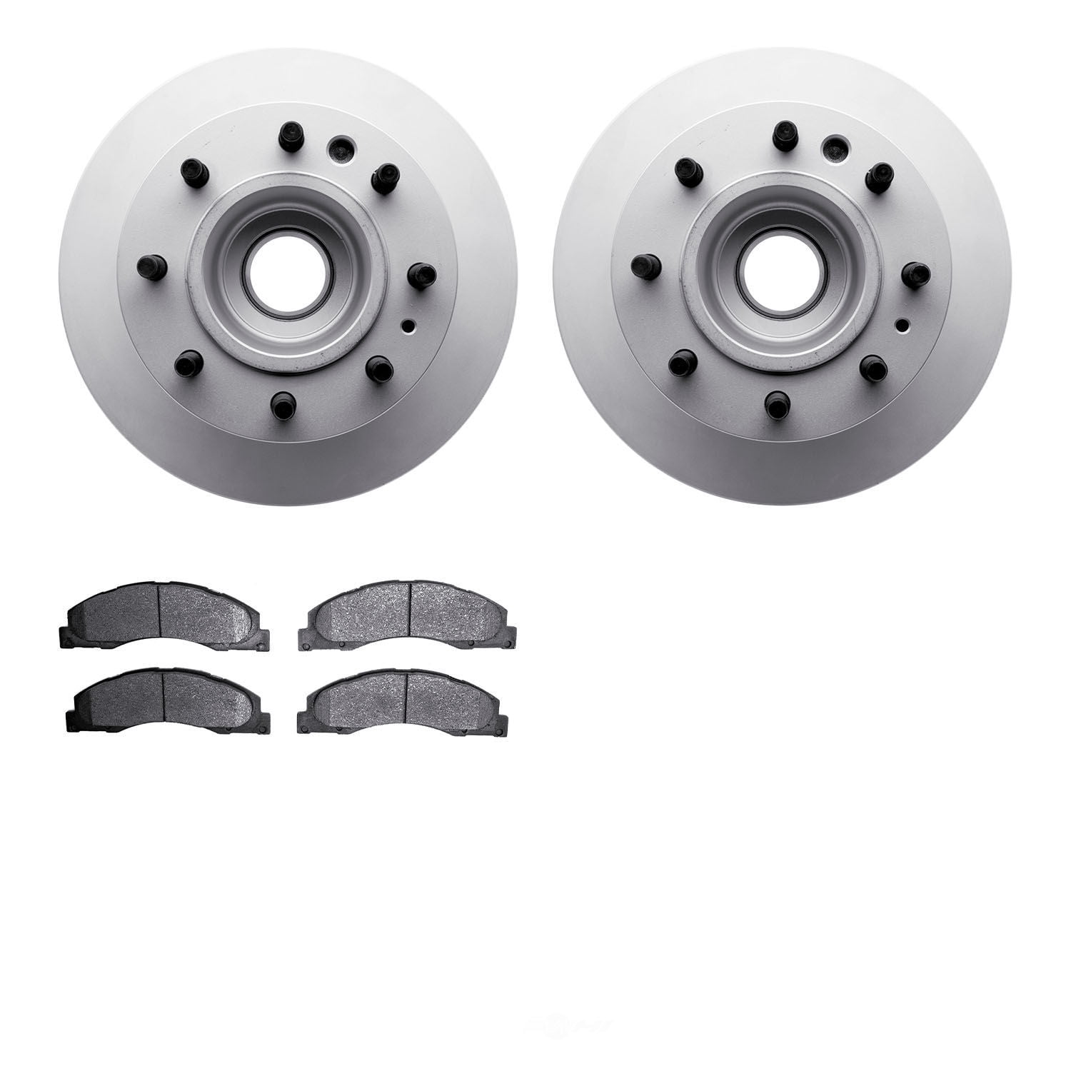 Dynamic Friction Company 4502-99180 DFC GEOSPEC Rotors with 5000 Advanced Brake Pads