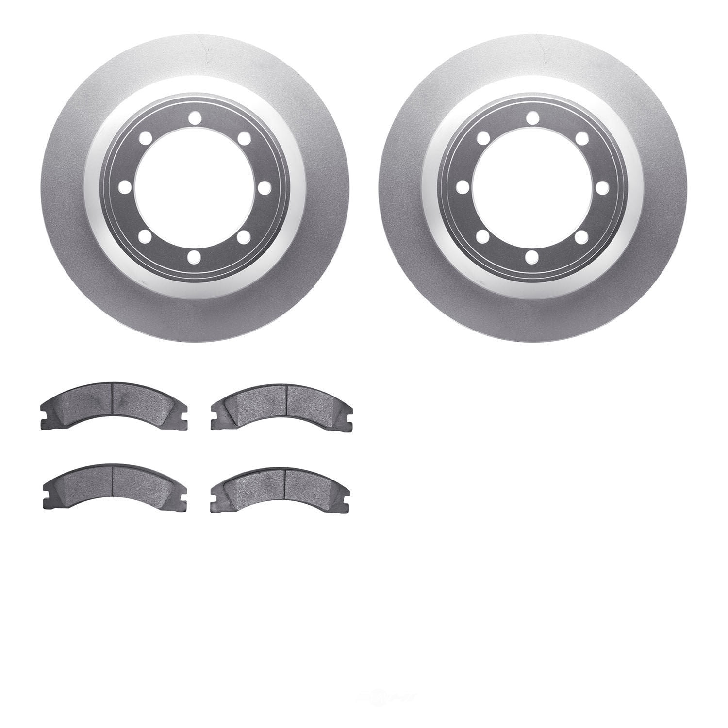 Dynamic Friction Company 4502-99181 DFC GEOSPEC Rotors with 5000 Advanced Brake Pads