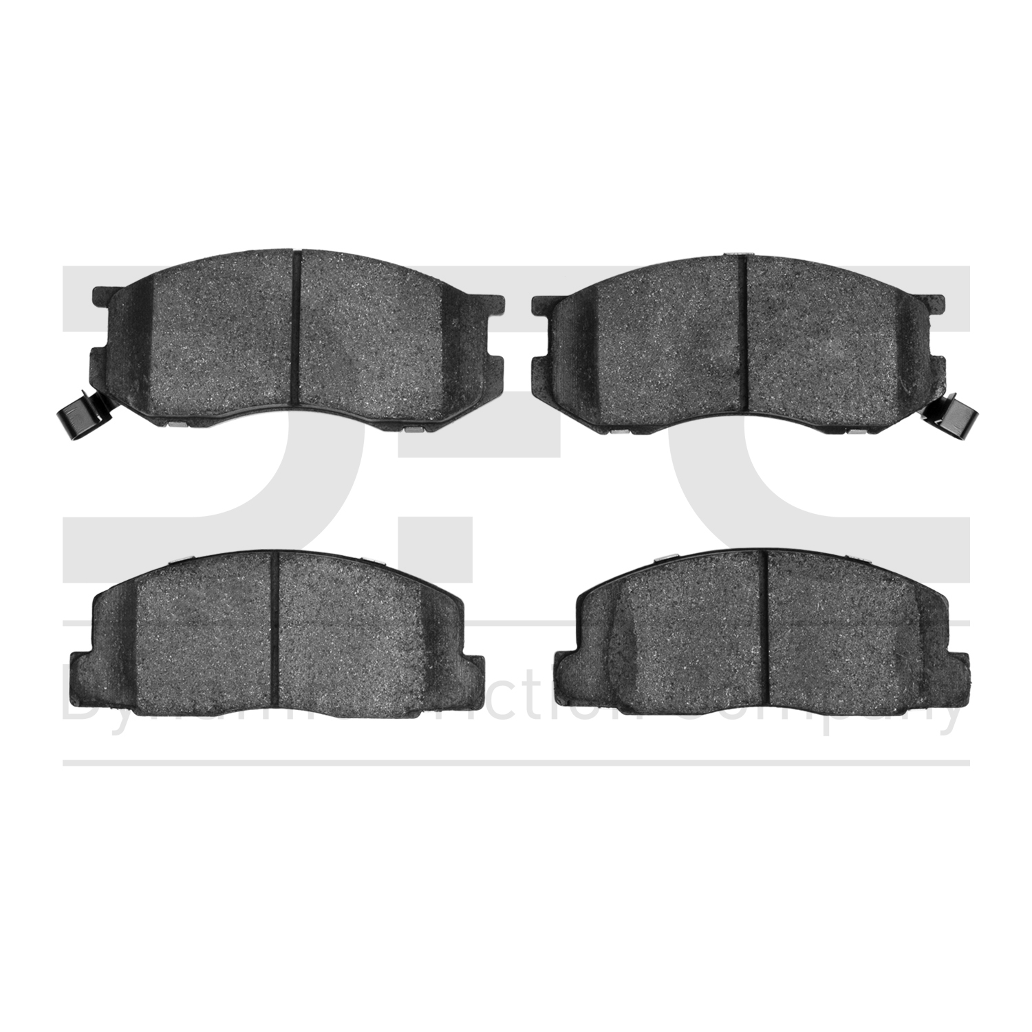 Dynamic Friction Company 5000 Advanced Brake Pads - Ceramic 1551-0263-00-Front Set For 1984-1989 Toyota Van, 1988 Toyota Van Wagon