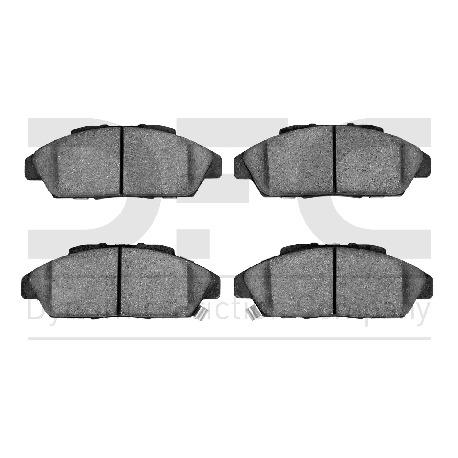 Dynamic Friction Company 5000 Advanced Brake Pads - Ceramic 1551-0496-00-Front Set For 1990-1993 Honda Accord