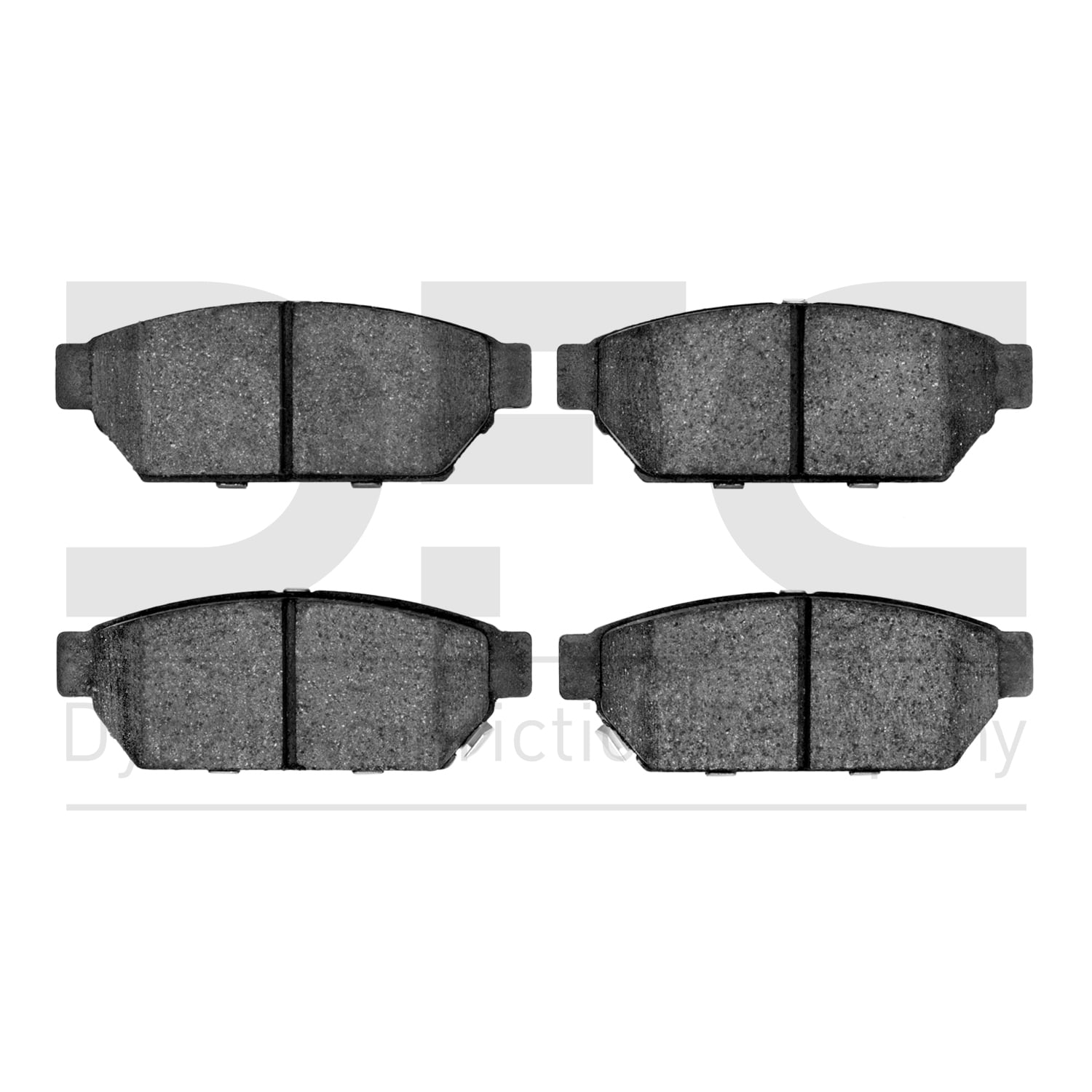 Dynamic Friction Company 5000 Advanced Brake Pads - Ceramic 1551-0596-00-Rear Set For 1992-1993 Mitsubishi Mirage, 1993-1994 Dodge Colt, 1993-1994 Plymouth Colt, 1993-1996 Eagle Summit