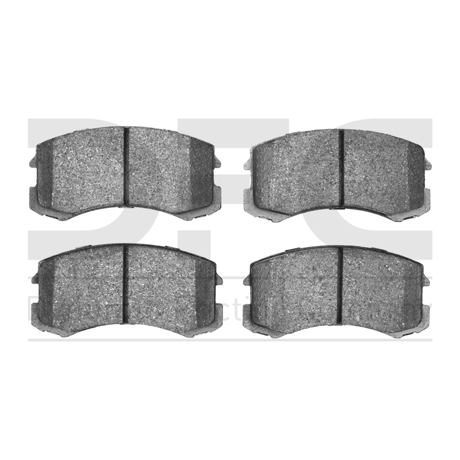 Dynamic Friction Company 5000 Advanced Brake Pads - Ceramic 1551-0904-00-Front Set For 2002-2007 Mitsubishi Lancer