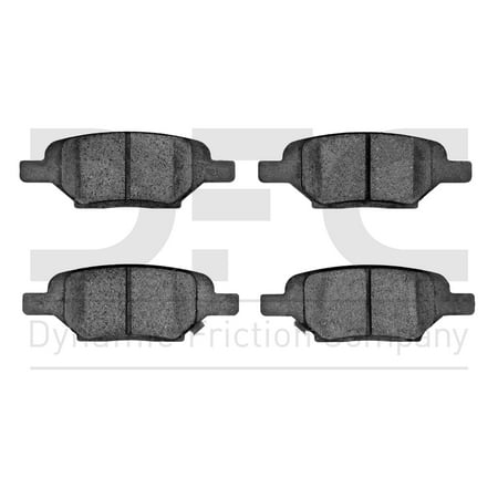 Dynamic Friction Company 5000 Advanced Brake Pads - Ceramic 1551-1033-00-Rear Set