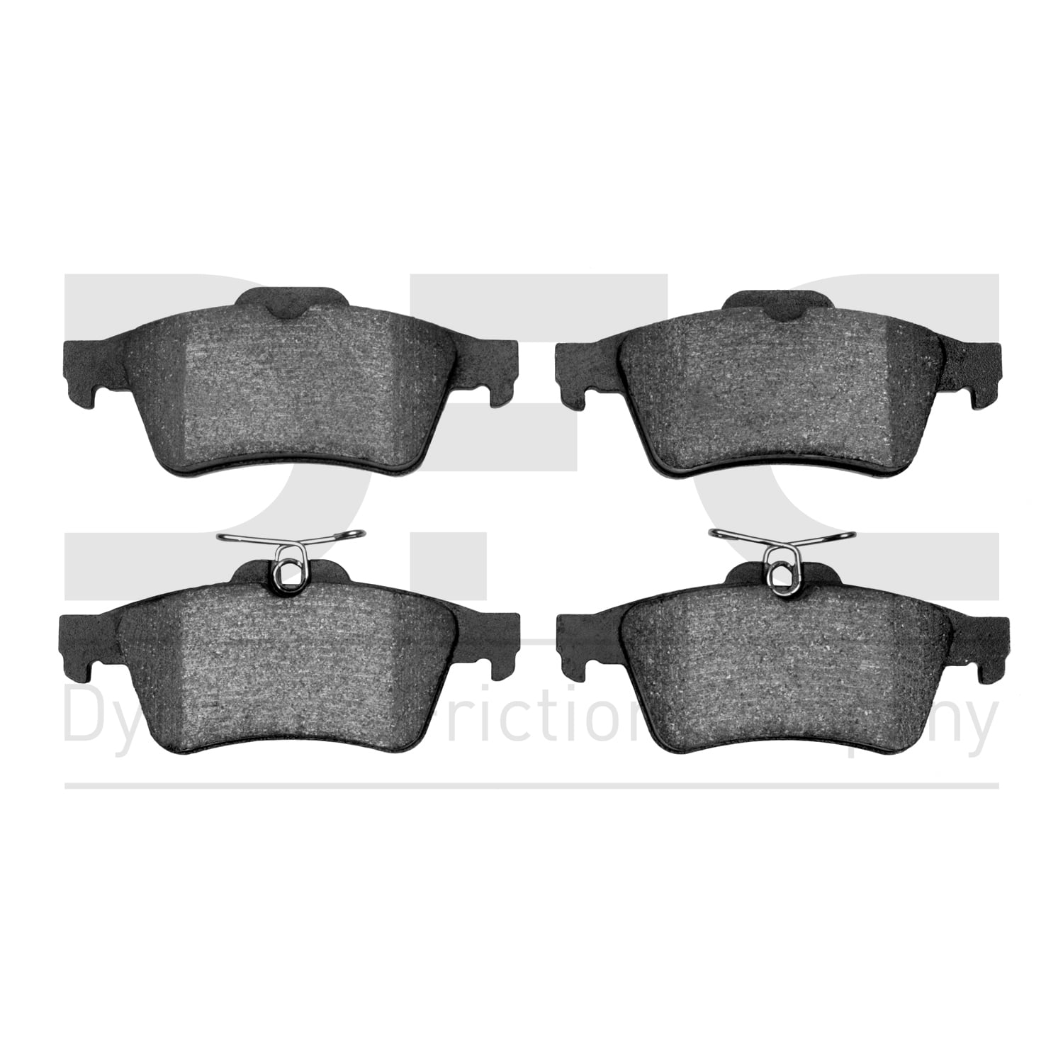 Dynamic Friction Company 5000 Advanced Brake Pads - Ceramic 1551-1095-00-Rear Set
