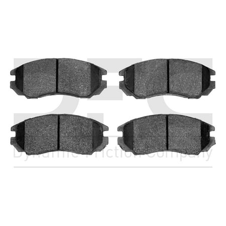 Dynamic Friction Company 5000 Advanced Brake Pads - Ceramic 1551-1104-00-Front Set For 2005-2008 Hyundai Tiburon