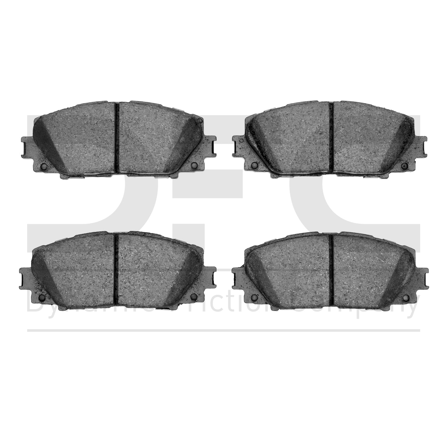 Dynamic Friction Company 5000 Advanced Brake Pads - Ceramic 1551-1184-00-Front Set For 2006-2018 Toyota Yaris
