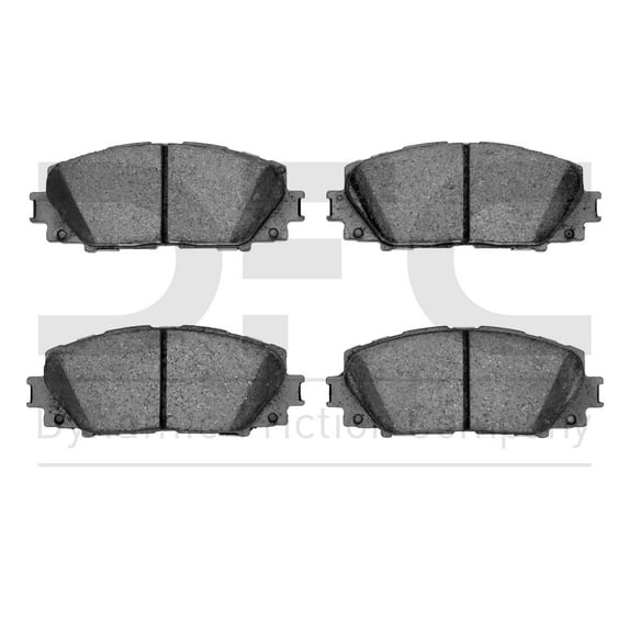 Dynamic Friction Company 5000 Advanced Brake Pads - Ceramic 1551-1184-00-Front Set For 2006-2018 Toyota Yaris