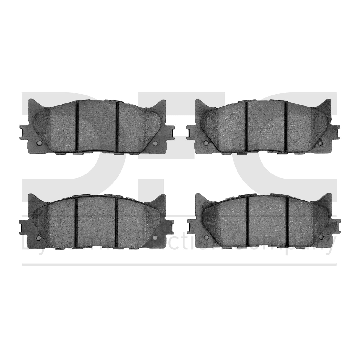 Dynamic Friction Company 5000 Advanced Brake Pads - Ceramic 1551-1293-00-Front Set For 2007-2017 Toyota Camry, 2007-2018 Lexus ES350, 2008-2018 Toyota Avalon, 2013-2018 Lexus ES300h