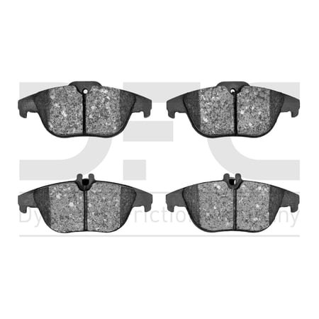 Dynamic Friction Company 5000 Advanced Brake Pads - Ceramic 1551-1341-00-Rear Set
