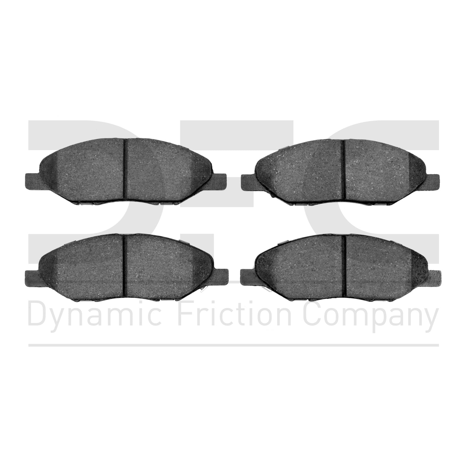Dynamic Friction Company 5000 Advanced Brake Pads - Ceramic 1551-1345-00-Front Set For 2007-2017 Nissan Tiida, 2009-2011 Nissan Versa