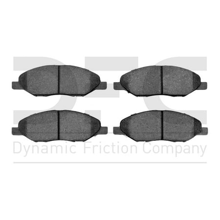 Dynamic Friction Company 5000 Advanced Brake Pads - Ceramic 1551-1345-00-Front Set For 2007-2017 Nissan Tiida, 2009-2011 Nissan Versa