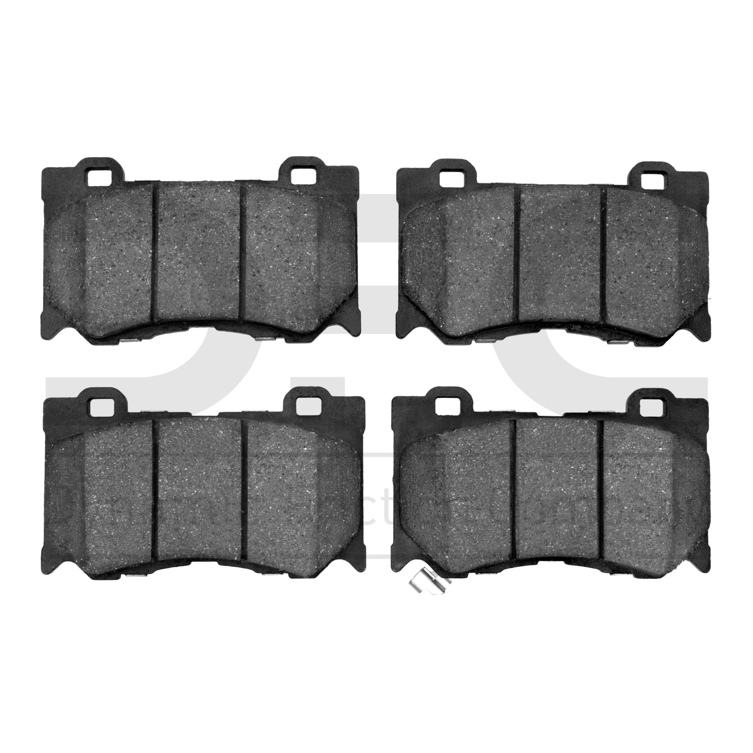 Dynamic Friction Company 5000 Advanced Brake Pads - Ceramic 1551-1346-00-Front Set