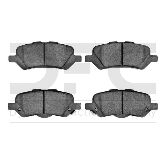 Dynamic Friction Company 5000 Advanced Brake Pads - Ceramic 1551-1402-00-Rear Set For 2009-2015 Toyota Venza