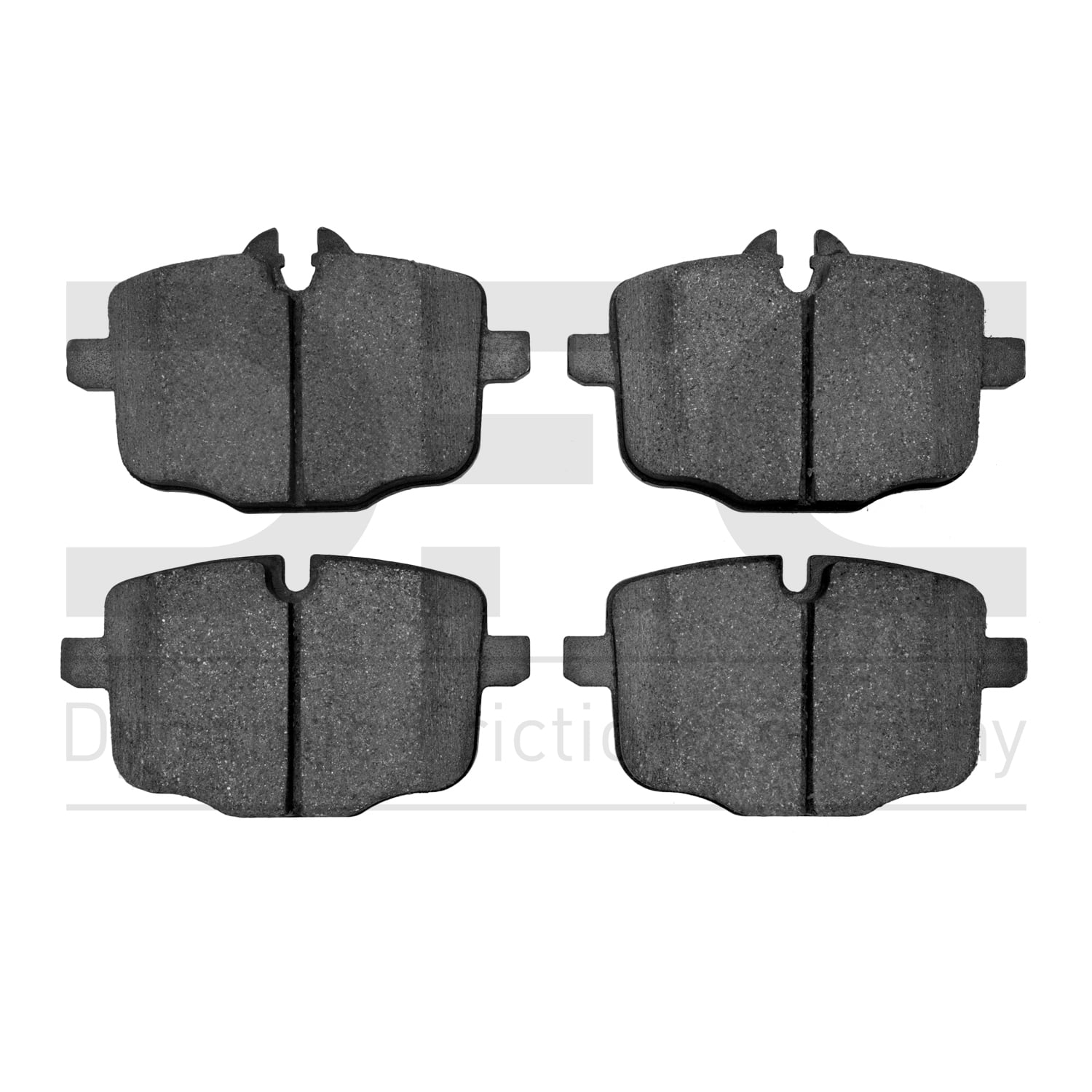 Dynamic Friction Company 5000 Advanced Brake Pads - Ceramic 1551-1469-00-Rear Set