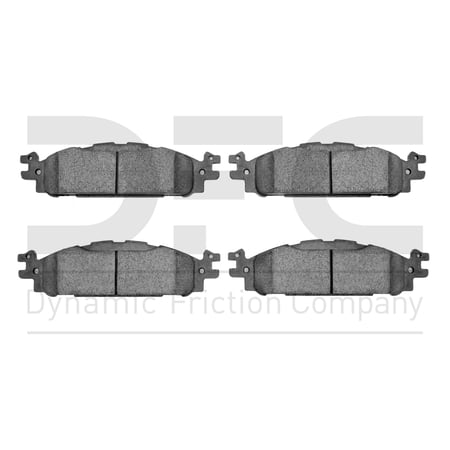 Dynamic Friction Company 5000 Advanced Brake Pads - Ceramic 1551-1508-00-Front Set For 2011-2012 Lincoln MKS, 2011-2012 Lincoln MKT, 2011-2019 Ford Explorer, 2011-2019 Ford Flex, 2011-2019 Ford Taurus