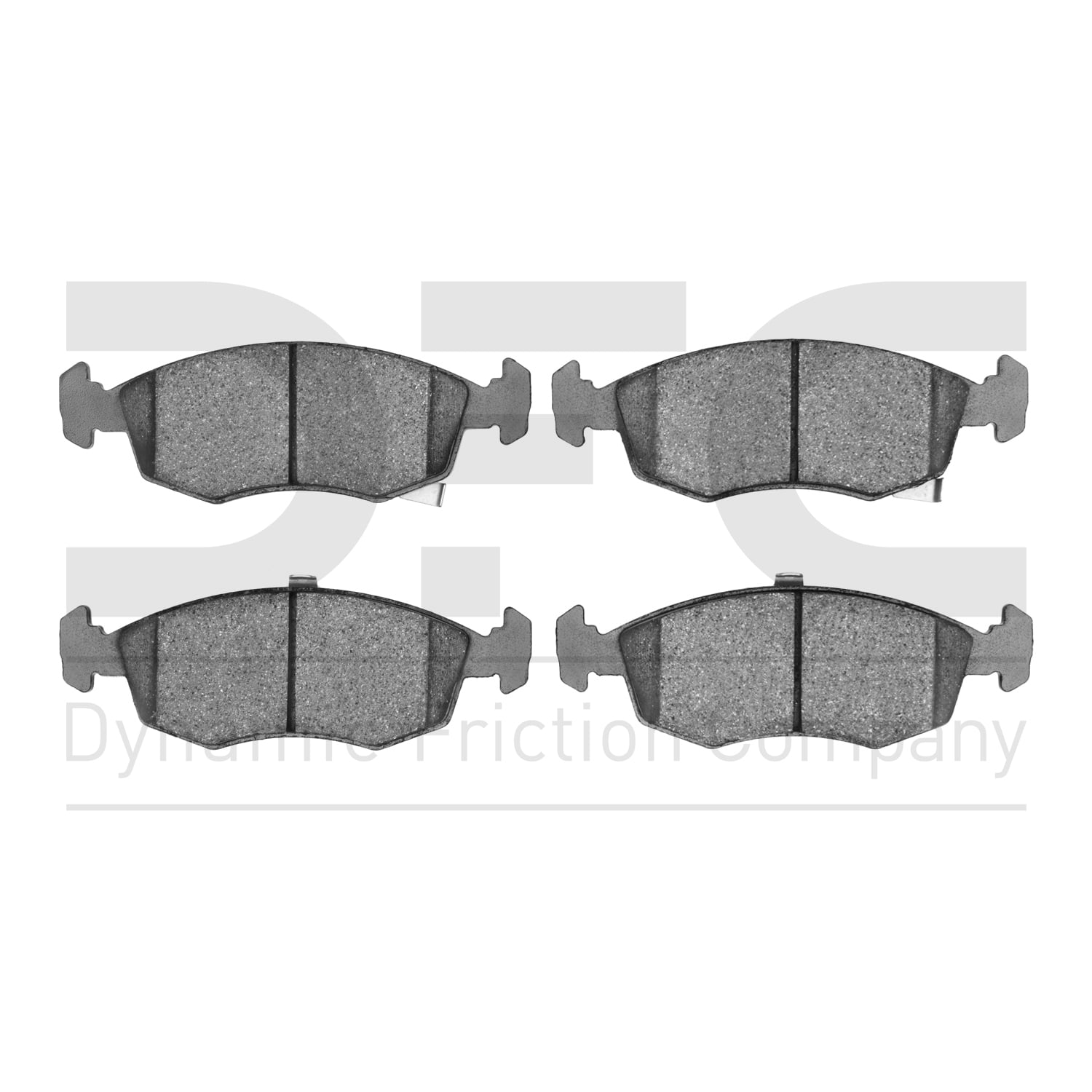 Dynamic Friction Company 5000 Advanced Brake Pads - Ceramic 1551-1568-00-Front Set For 2012-2019 Fiat 500