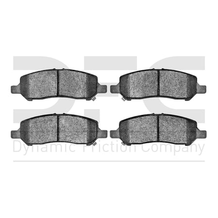 Dynamic Friction Company 5000 Advanced Brake Pads - Ceramic 1551-1647-00-Rear Set For 2013-2016 Dodge Dart