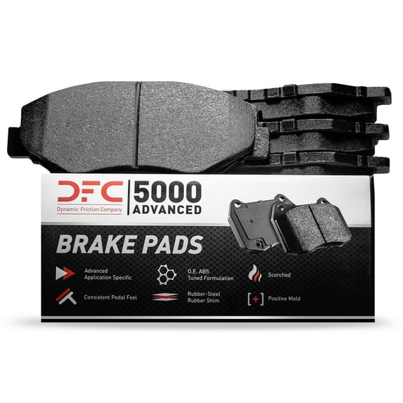 Dynamic Friction Company 5000 Advanced Brake Pads - Ceramic 1551-1761-10-Rear Set For 2017-2020 Audi RS3, 2018-2022 Audi TT RS Quattro