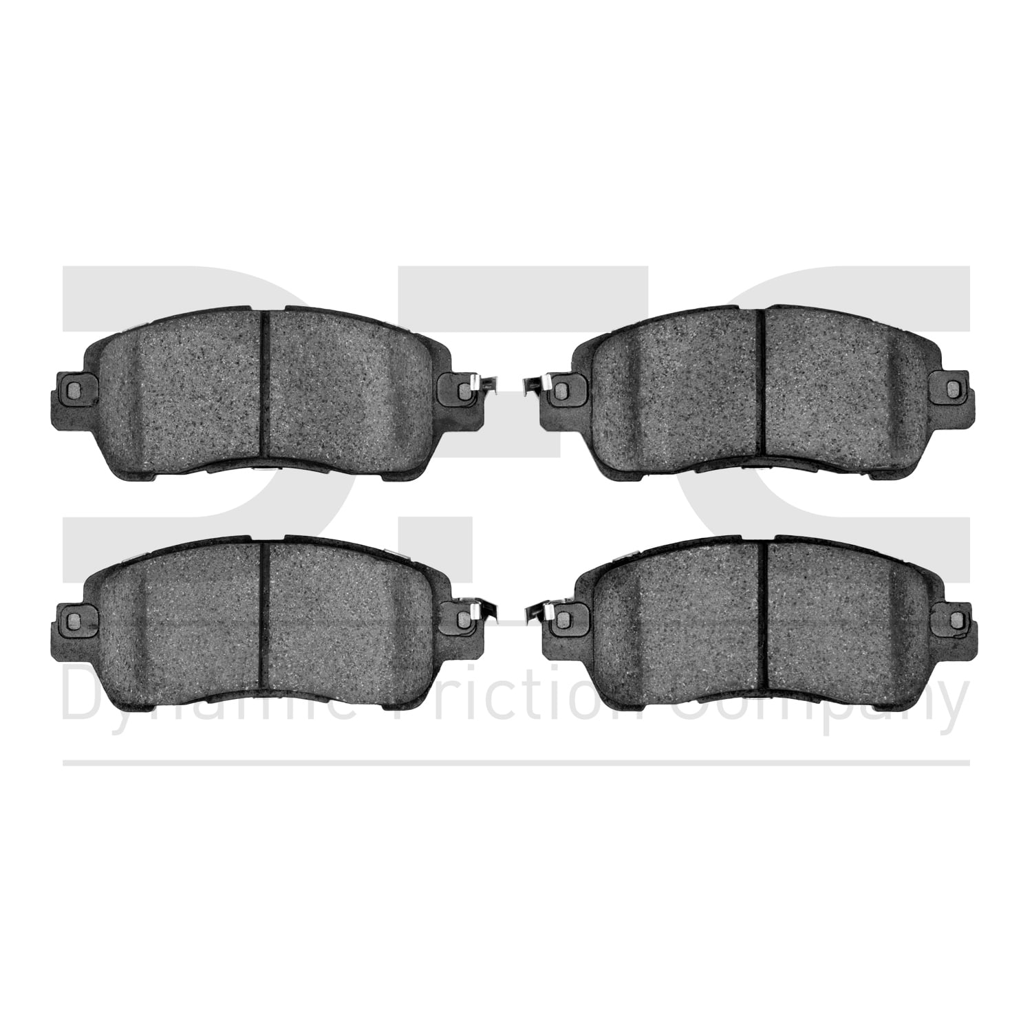 Dynamic Friction Company 5000 Advanced Brake Pads - Ceramic 1551-1852-00-Front Set For 2016 Scion iA, 2016-2019 Mazda 2, 2017-2018 Toyota Yaris iA, 2019-2020 Toyota Yaris