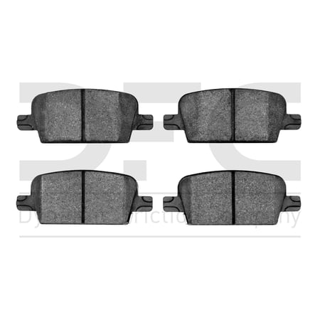 Dynamic Friction Company 5000 Advanced Brake Pads - Ceramic 1551-1921-00-Rear Set For 2016-2022 Chevrolet Malibu