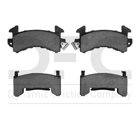 Dynamic Friction Company 5000 Advanced Brake Pads - Ceramic 1552-0154-00-Front Set For 1998-2003 GMC Sonoma, 2003 Chevrolet S10