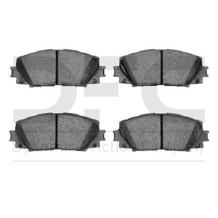 Dynamic Friction Company 5000 Advanced Brake Pads - Ceramic 1552-1184-00-Front Set For 2012-2019 Toyota Prius C, 2013 Scion iQ