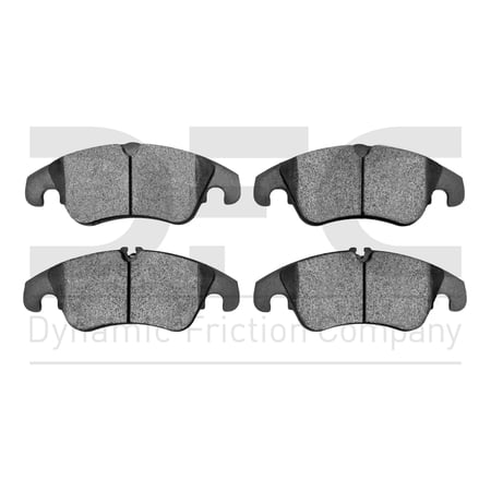 Dynamic Friction Company 5000 Advanced Brake Pads - Ceramic 1552-1322-10-Front Set For 2012-2015 Audi A6, 2012-2015 Audi A6 Quattro, 2014-2015 Audi A7 Quattro