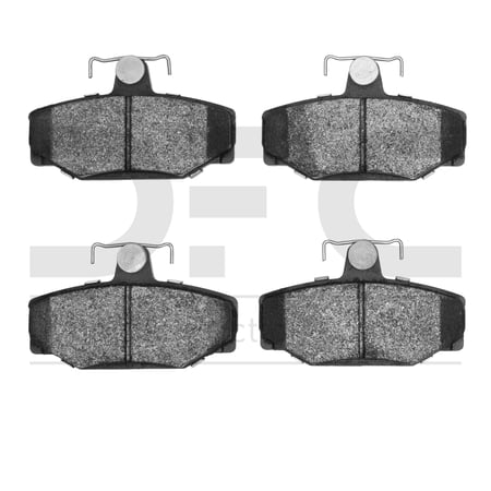 Dynamic Friction Company 5000 Advanced Brake Pads - Low Metallic 1551-0391-00-Rear Set