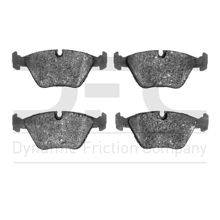 Dynamic Friction Company 5000 Advanced Brake Pads - Low Metallic 1551-0394-00-Front Set