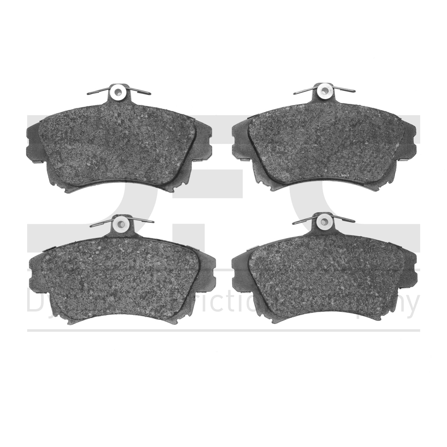 Dynamic Friction Company 5000 Advanced Brake Pads - Low Metallic 1551-0837-00-Front Set For 2000-2004 Volvo S40, 2000-2004 Volvo V40