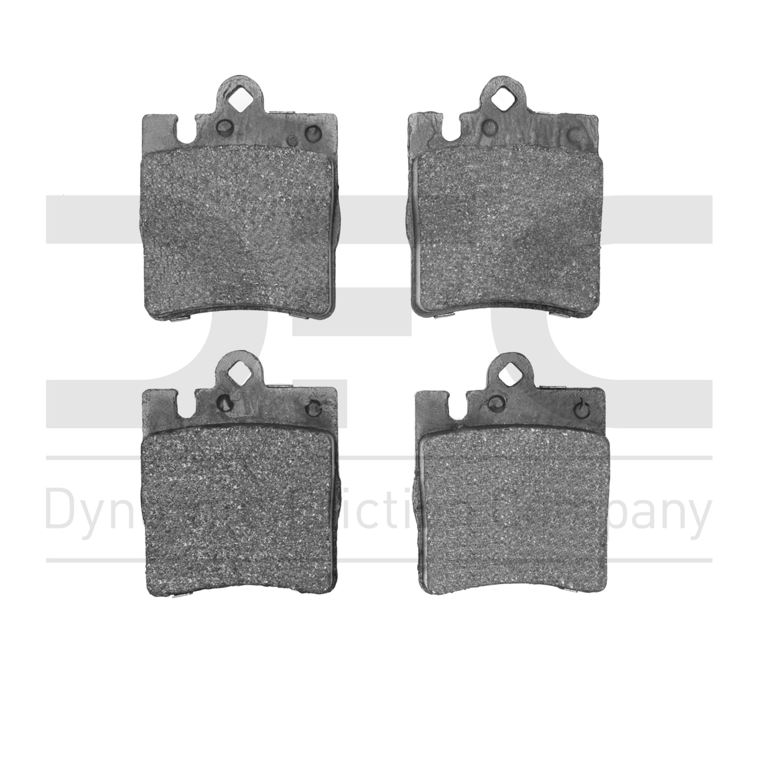 Dynamic Friction Company 5000 Advanced Brake Pads - Low Metallic 1551-0876-00-Rear Set