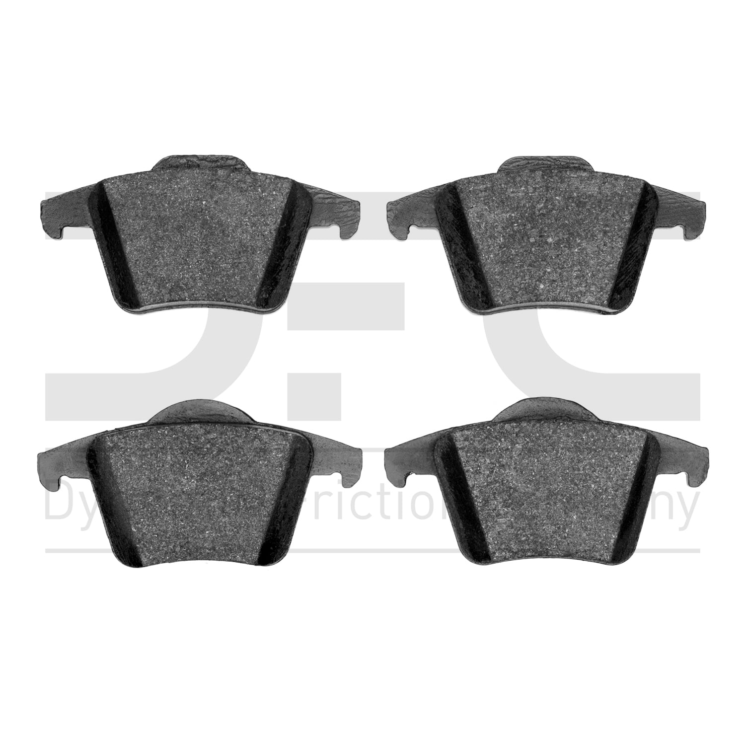 Dynamic Friction Company 5000 Advanced Brake Pads - Low Metallic 1551-0980-00-Rear Set For 2003-2014 Volvo XC90