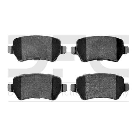 Dynamic Friction Company 5000 Advanced Brake Pads - Low Metallic 1551-1362-00-Rear Set For 2002-2006 Chevrolet Zafira, 2004-2008 Chevrolet Astra, 2007-2008 Chevrolet Meriva, 2008 Saturn Astra