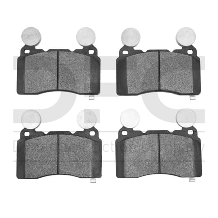 Dynamic Friction Company 5000 Advanced Brake Pads - Low Metallic 1551-1474-00-Front Set For 2010-2015 Chevrolet Camaro