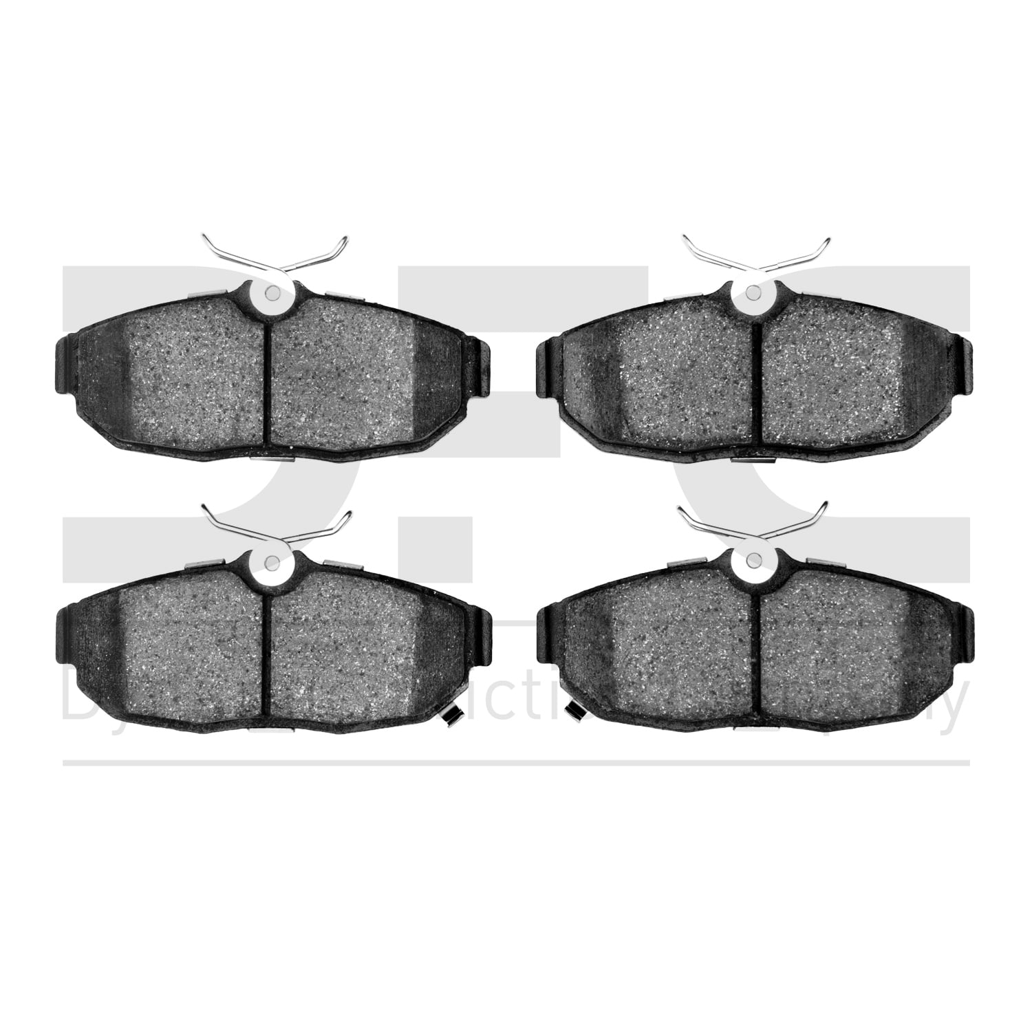 Dynamic Friction Company 5000 Advanced Brake Pads - Low Metallic 1551-1562-00-Rear Set For 2012-2014 Ford Mustang
