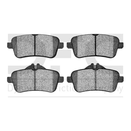 Dynamic Friction Company 5000 Advanced Brake Pads - Low Metallic 1551-1630-20-Rear Set